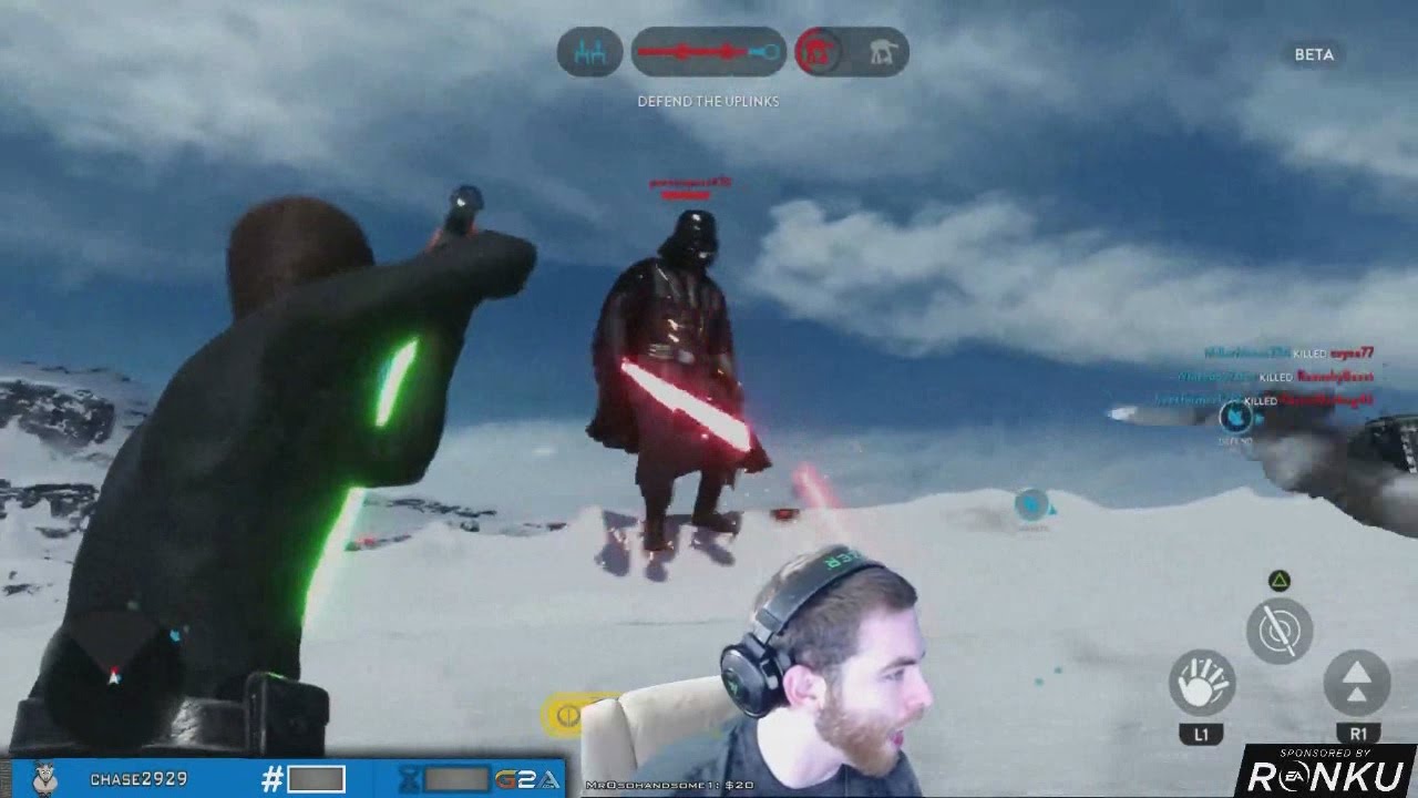 camera iphone 8 plus apk DARTH VADER vs LUKE SKYWALKER + Sniper Trickshot (Star Wars Battlefront Gameplay)