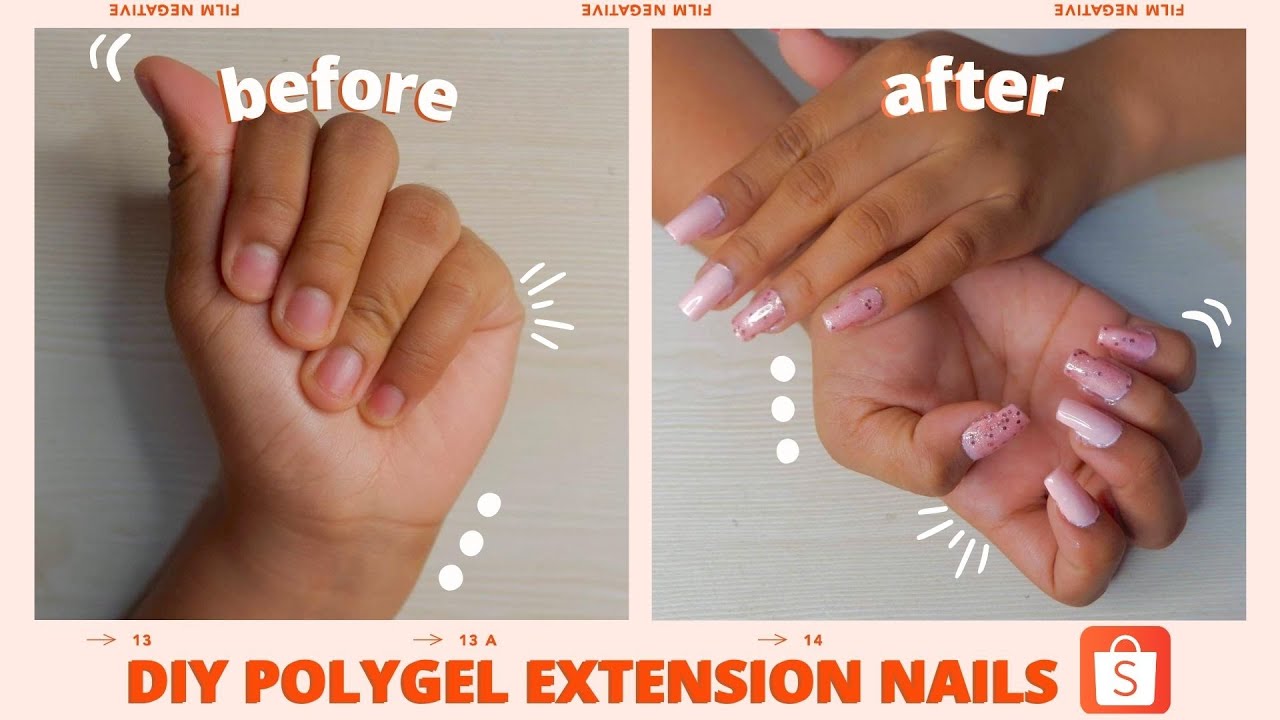 polygel vs softgel nail extension Part 1 click the link to order now #... |  TikTok