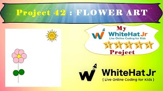 My Whitehat jr Project 42 - FLOWER ART in App Lab screenshot 5
