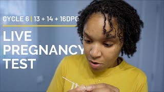 AM I PREGNANT? || LIVE PREGNANCY TEST 13 + 14 + 16 DPO || TTC BABY #2 CYCLE 6 || THE DECKS