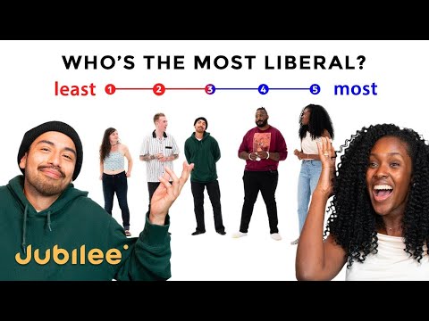 Thumbnail for 5 Liberals Rank Themselves on the Political Spectrum - Jubilee | Hasan''s Himbos