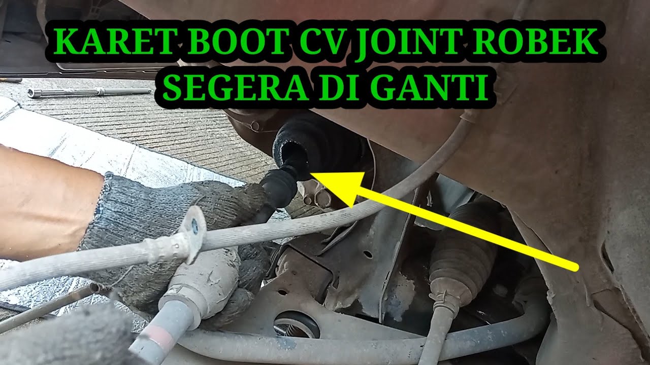 Cara mengganti karet boot CV joint dalam toyota calya agya daihatsu