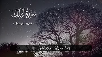 سورة الملك _ القارئ نزار الشياب