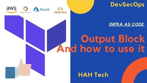 🖍 OUTPUT Block 🖍 in TERRAFORM | How to display infra details after creation | IaC