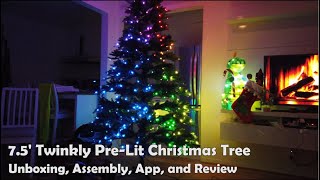 BEST CHRISTMAS TREE??? - Twinkly 7.5' Christmas Tree Unboxing, Demonstration and Review screenshot 4