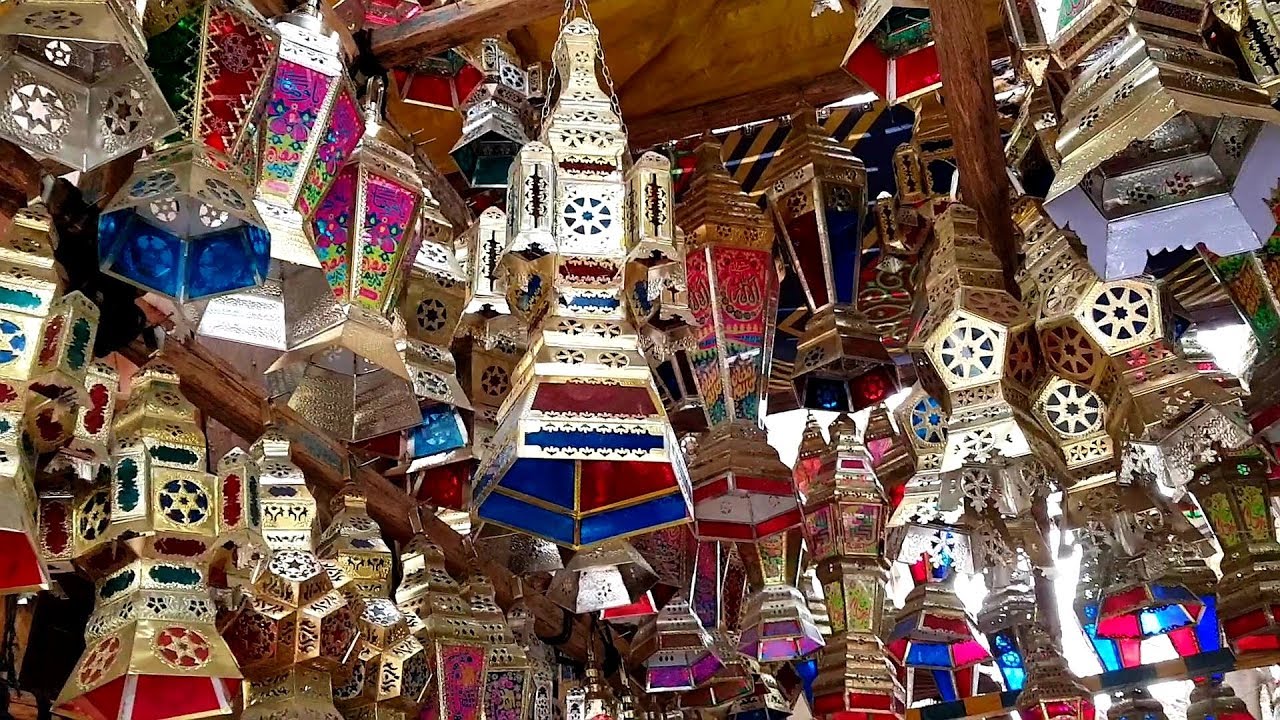 فانوس رمضان باحسن اسعار في اقدم  حي بيصنعة بمصر || زينة رمضان