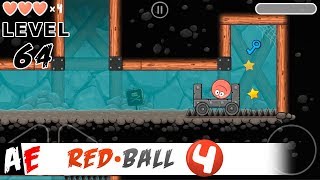 RED Ball 4 LEVEL 64 ПОДЗЕМНЫЕ ХОДЫ