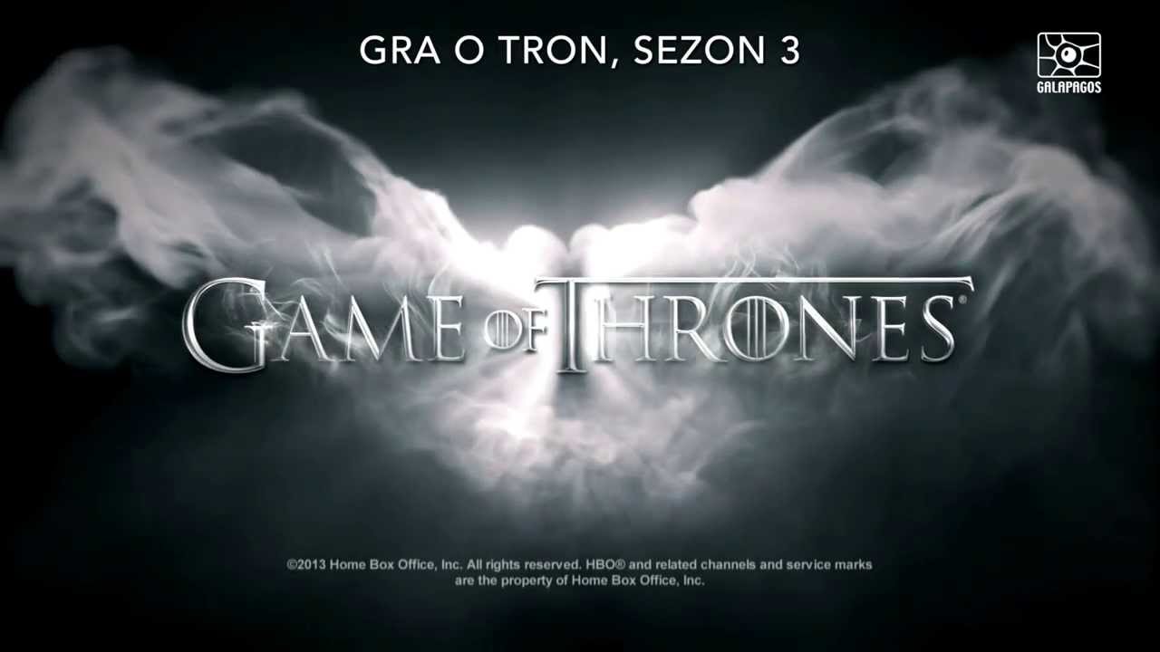 Gra O Tron Sezon 3 Odcinek 1 Gra o Tron, Sezon 3 -- oficjalny zwiastun Blu-ray i DVD (polskie napisy