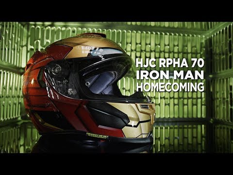 HJC RPHA-70 Marvel Ironman Homecoming - Casque moto intégral