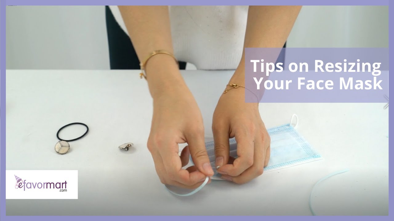 Tips on Resizing Your Face Mask DIY Tutorial YouTube
