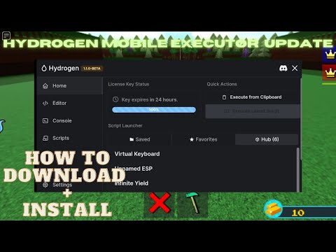 Hydrogen Mobile Executor Script Hub Released | How to Download + Install