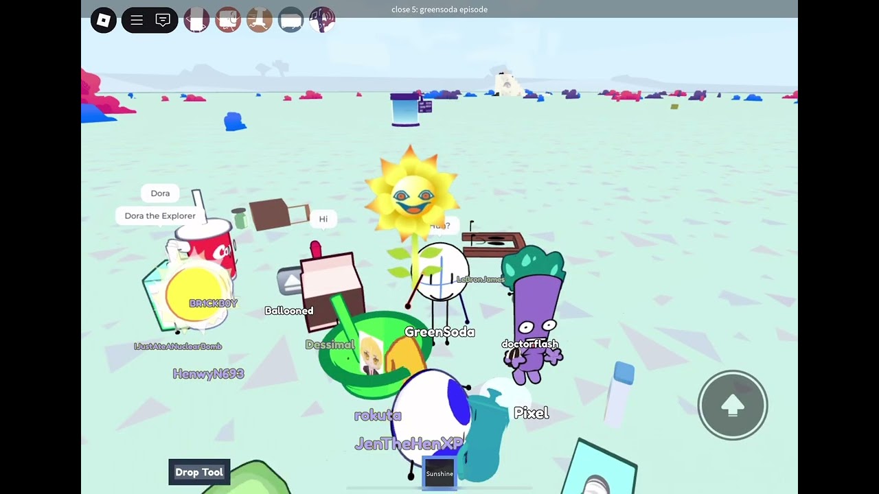 Something happens in Animatic Battle 8: Whoa Too Many People