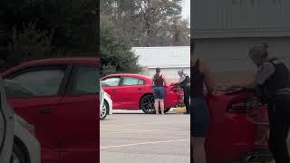 Post Xmas Sales Cause Crash In Parking Lot