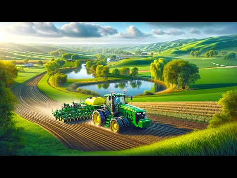 Real Life Farmer Tries Farming Simulator for the First Time - Day 2