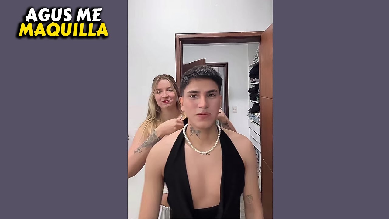CRISTORATA MAQUILLANDOSE CON AGUS PADILLA 🥰