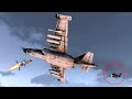 Phalanx Air Defense System Shooting Down Incoming Fighter Plane - Phalanx CIWS - Simulation - ArmA 3