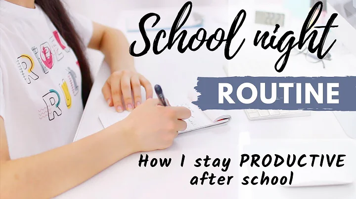 After School Night Routine | How To Be Productive ...