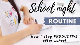 After School Night Routine | How To Be Productive After School 2019!