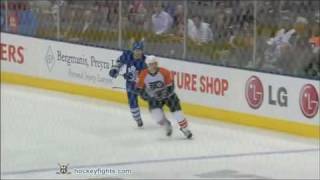 Daniel Carcillo Vs Garnet Exelby Apr 6, 2010