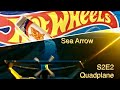 Hot Wheels Plane “Sea Arrow” Flight Over the River. S2E2 Quadplane