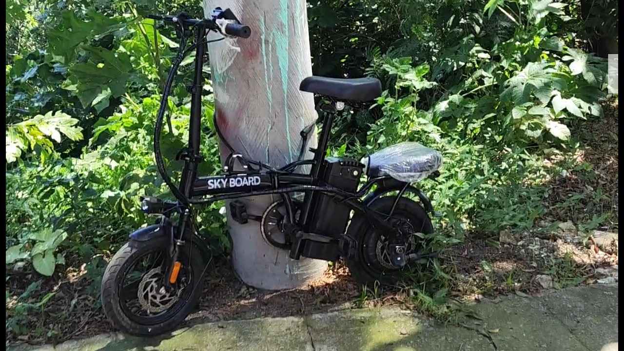 Bicicleta elétrica dobrável  SHOPEE - NUDA - SKYBOARD  - OPINIÃO E MINI ANALISE