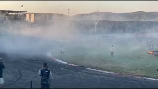 Katra BYK spinning Mahem Raceway on 25 October 2025
