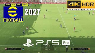 EFootball 2027 PS5 Pro Next Gen Gameplay 4K HDR 60FPS