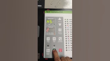 Termorregulador Conair TW-P | Visulizar las horas de trabajo del equipo