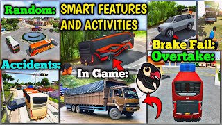 🚚Smart Activities and Features! Available in Bus Simulator Indonesia by Maleo 🏕 | Bus Gameplay screenshot 3