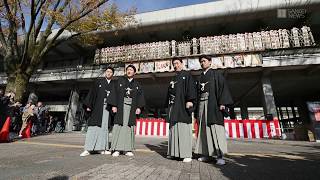 年の瀬告げる「まねき上げ」京都
