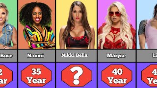 Age Of WWE Divas in 2023 | WWE femail wrestlers real age |