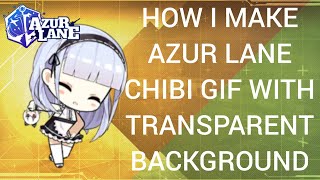 How I Make Azur Lane Dance Chibi GIF (Transparent Background)