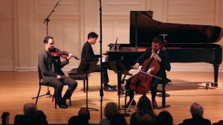 Brahms B Major Piano Trio 3/4: Andrei Ionita (cello), Yekwon Sunwoo (piano), David Lisker (violin)