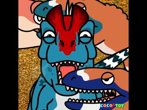 Am I the one who will <strong>be</strong> king? #Shorts ㅣdinosaur <strong>cartoon</strong>, kids storiesㅣCoCosToy
