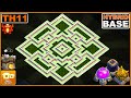 أفضل ما في الجديد قاعدة TH11 لعام ٢٠٢٣ انسخ الرابط قاعة المدينة ١١ الهجينة الكأسية من COC 