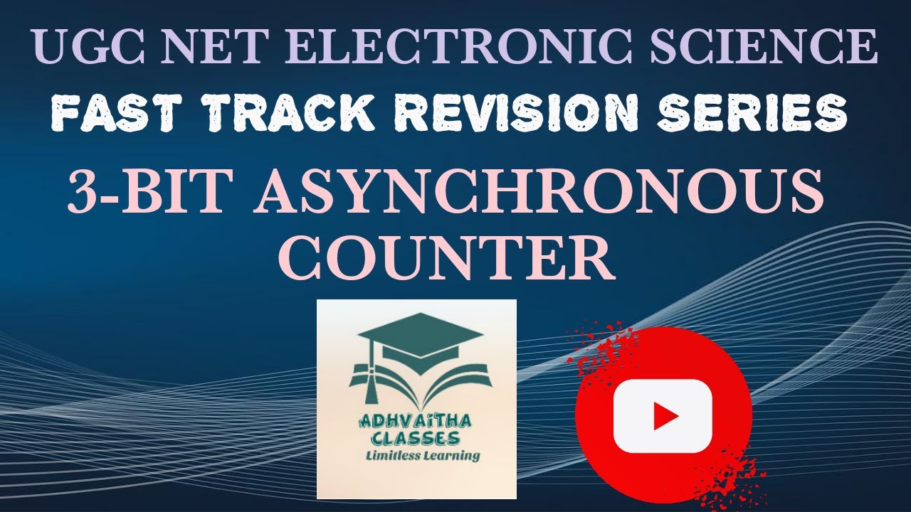 3 bit Asynchronous counter Digital Electronics UGC NET Electronic ...