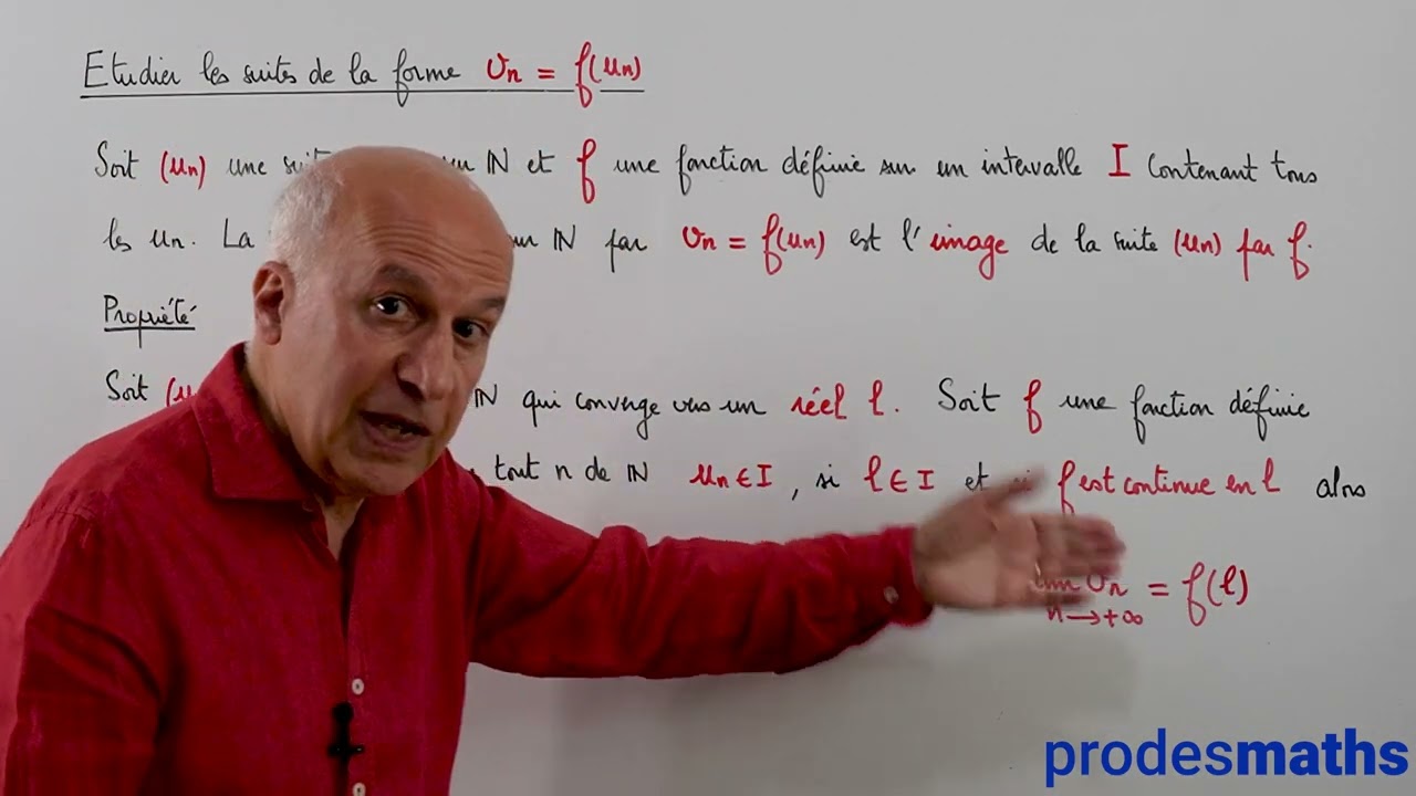 Terminale - Etude des suites de type Vn=f(Un)