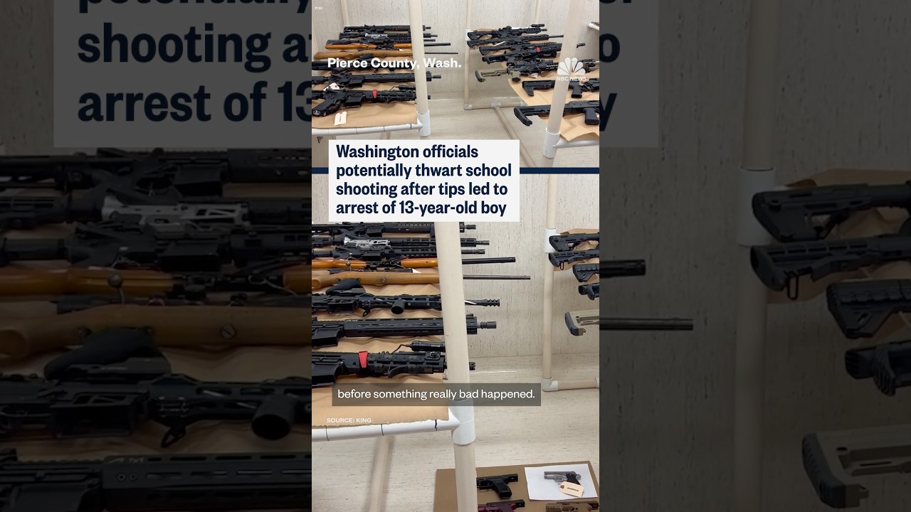Washington officials potentially thwart school shooting after tips led to arrest of 13-year-old boy