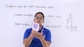 Class10th – Surface Area of a Right Circular Cone | Surface Area and Volumes | Tutorials Point