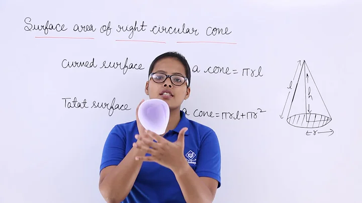 Class10th – Surface Area of a Right Circular Cone | Surface Area and Volumes | Tutorials Point