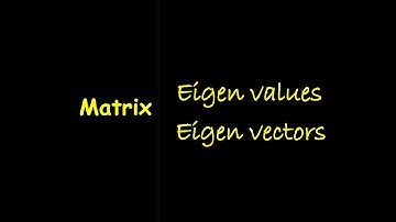 Eigen Values and Eigen Vectors for Non-Symmetric Matrix ||Characteristic Vectors