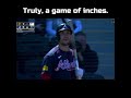 Won the call by less than a tenth of an inch #mlb #baseball #baseballhighlights #fyp #shorts