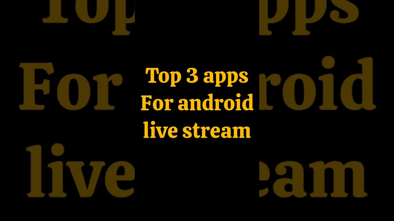 The Best Live Streaming Apps (TESTED) #shorts 