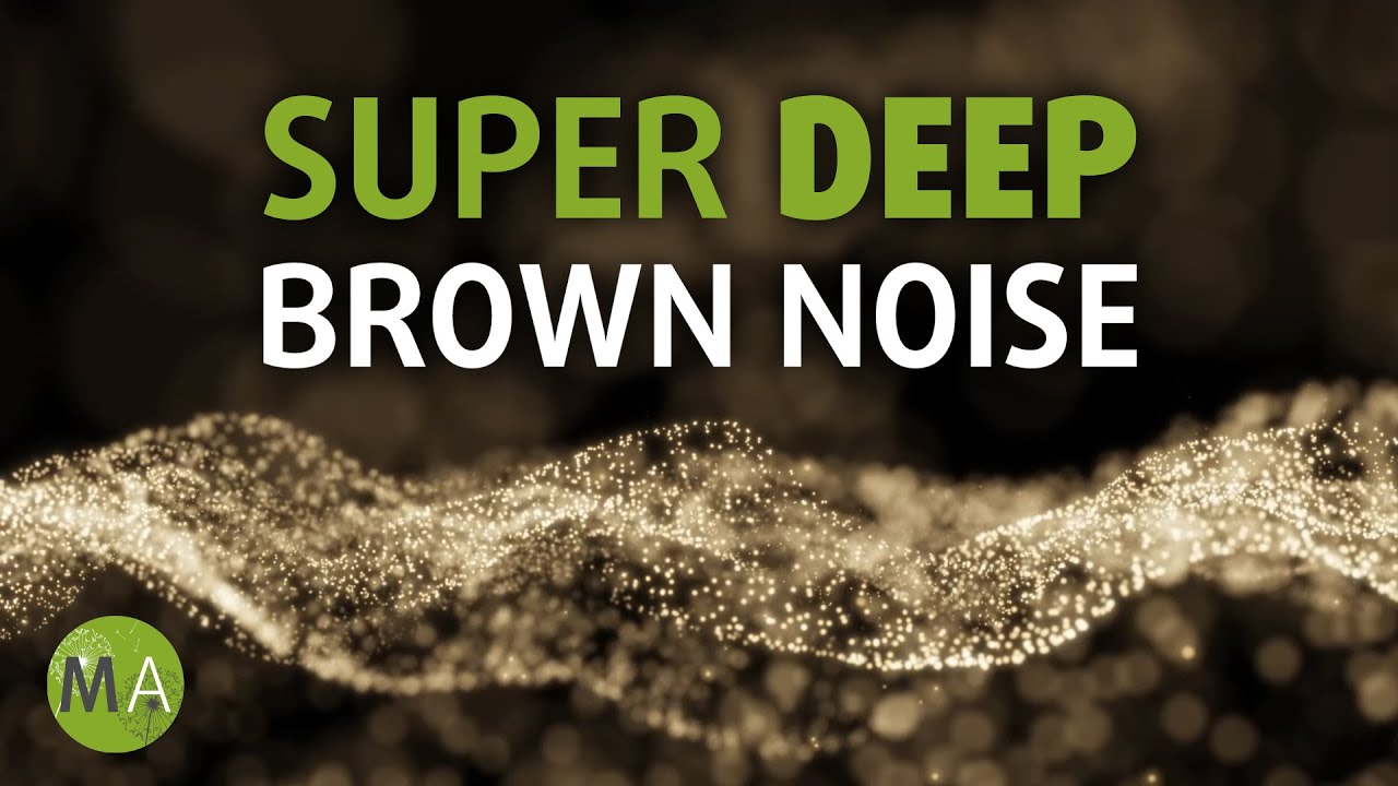 Brownian Noise With Rain \u0026 Thunder Sounds for ADHD, insomnia and Sleep - 2 hours brown noise adhd