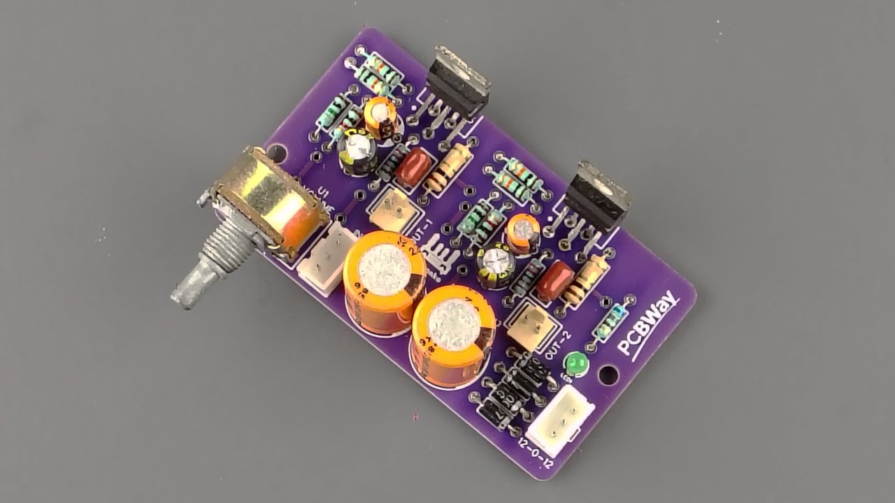 LM1875 Stereo Amplifier.