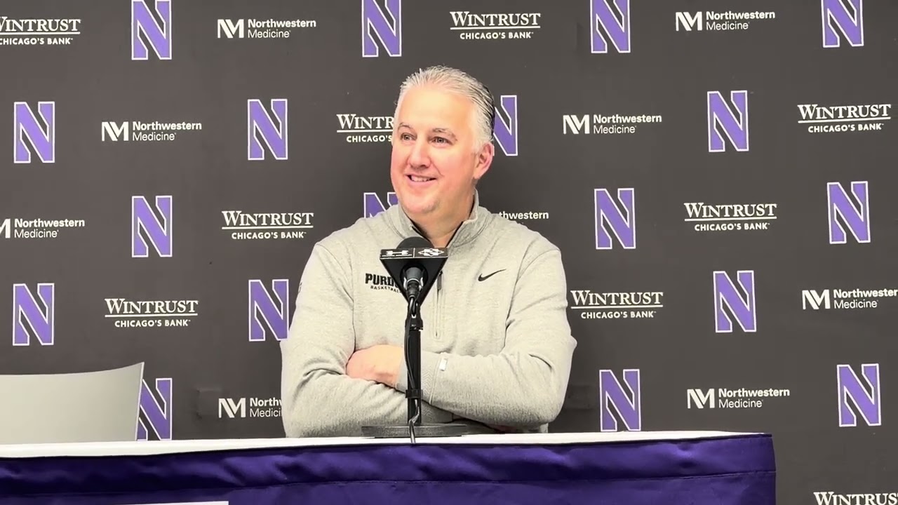 Purdue 70, Northwestern 66: Matt Painter Post Game