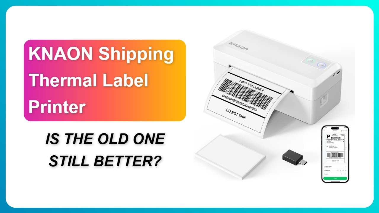 REVIEW (2026): KNAON Shipping Thermal Label Printer | IS THE OLD ONE STILL BETTER?