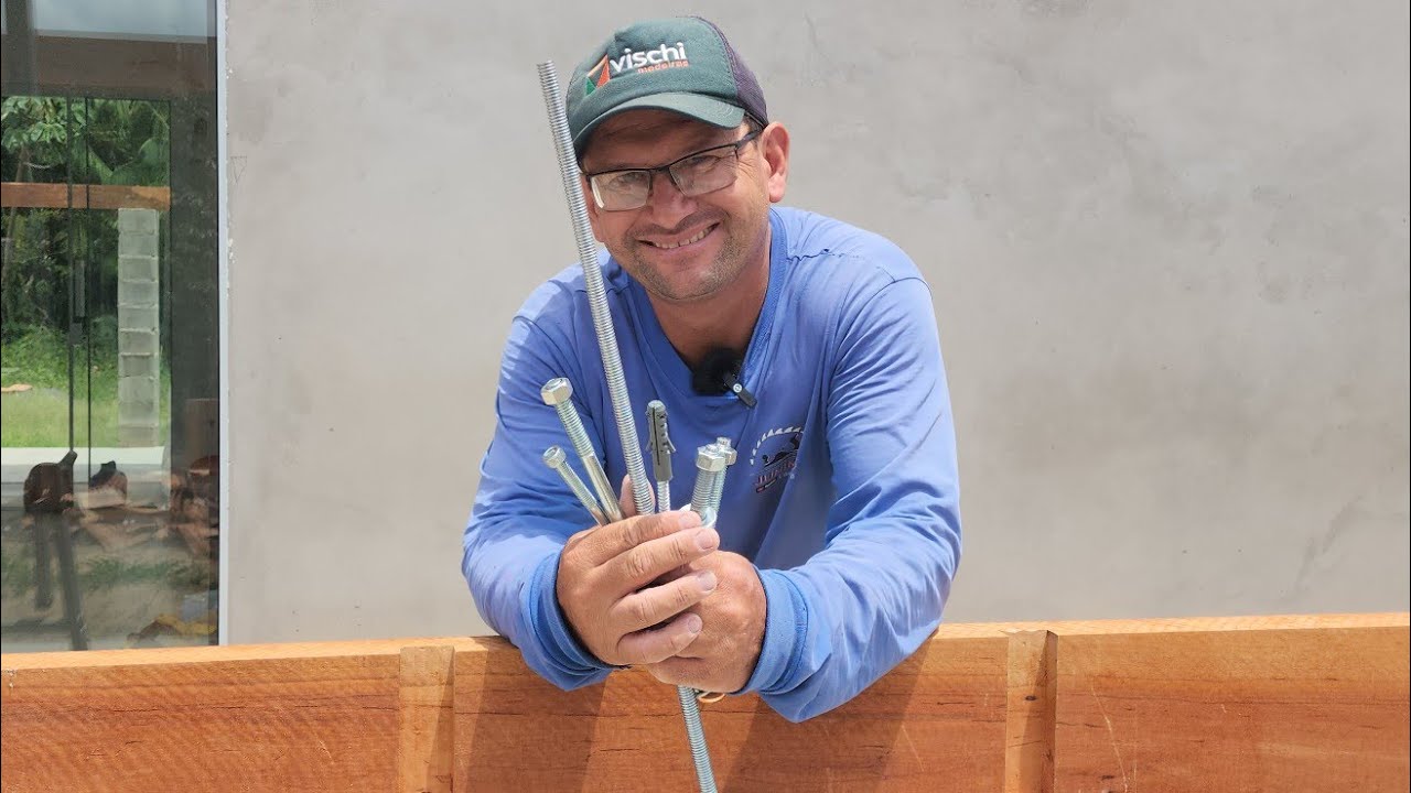 COMO FIXAR PEÇA DE MADEIRA NA PAREDE???