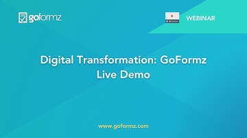 Digital Transformation: GoFormz Live Demo