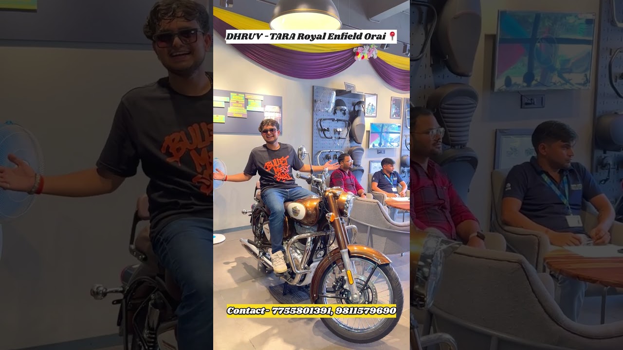 Royal Enfield Orai #shortsviral #shortsfeed #shorts #short #orai #jalaun #jhansi #art #hunter350